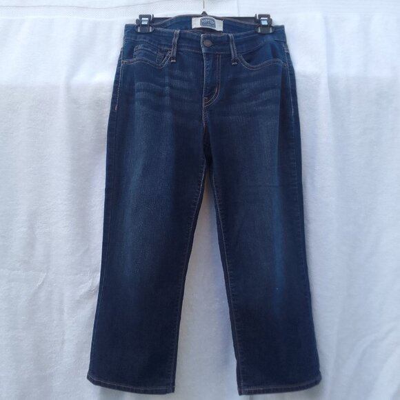 Signature By Levi Strauss ankle-cropped jean with embroider decoration brand new - Picture 6 of 7